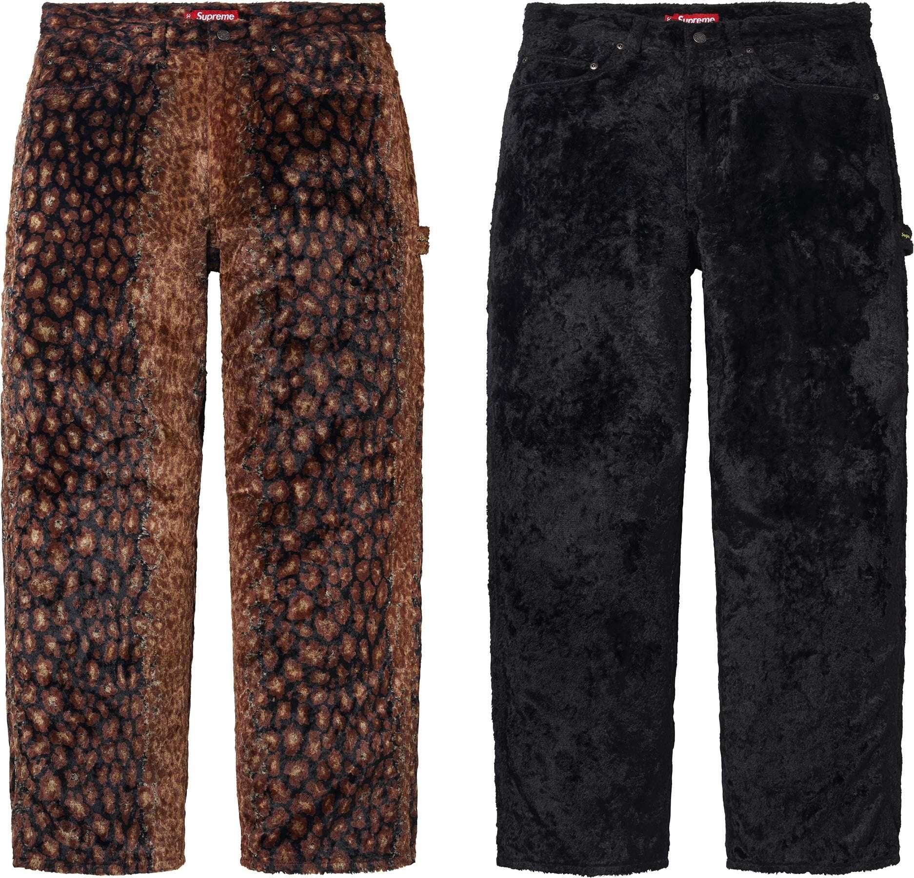 Faux Fur Painter Pant